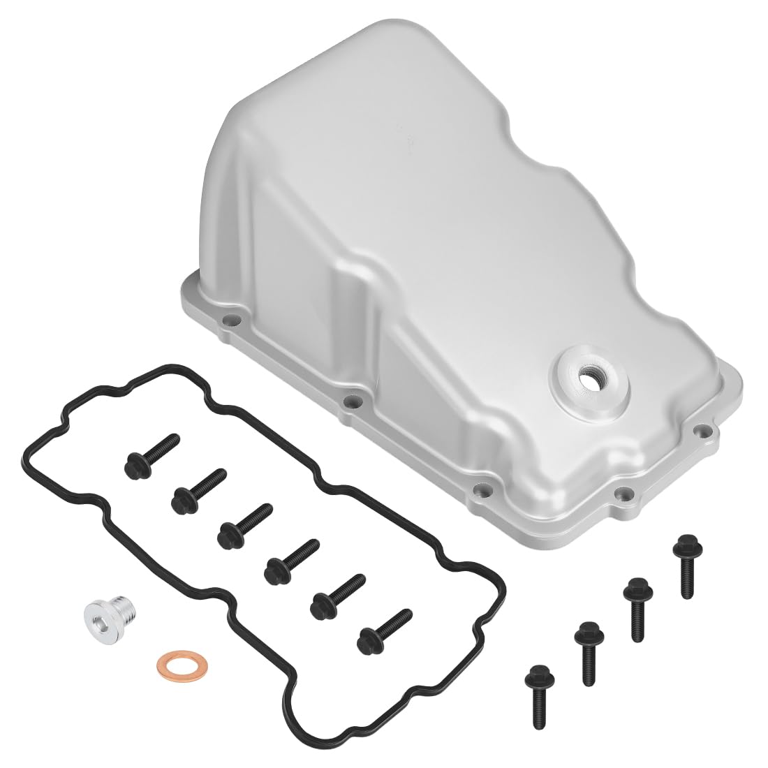 Coppa dell'olio con kit guarnizione adatto per Polaris Sportsman 570 2014-2025 Sportsman 450 HO 2016-2025 5138327 5143696 Kit Coppa con Viti e Tappo di Scarico
