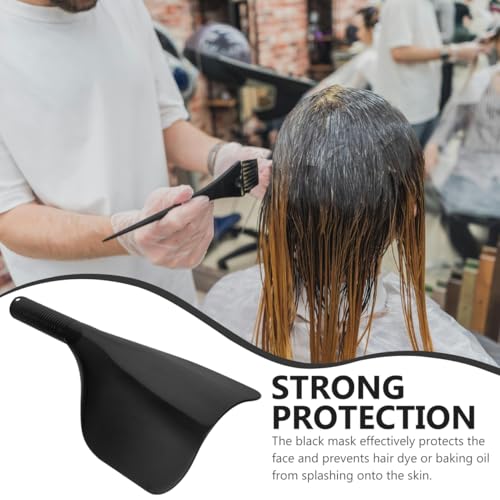Protector plástico negro para corte y fijación de cabello miniatura 6