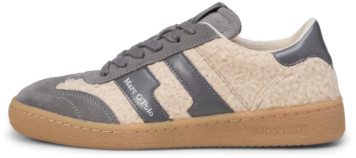 Marc OߴPolo Damen Sneaker flach mit Lederanteil Freizeit