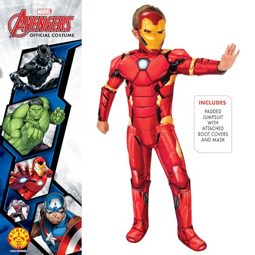 Disfraz Iron Man Deluxe para Niños 7-8 años miniatura 2