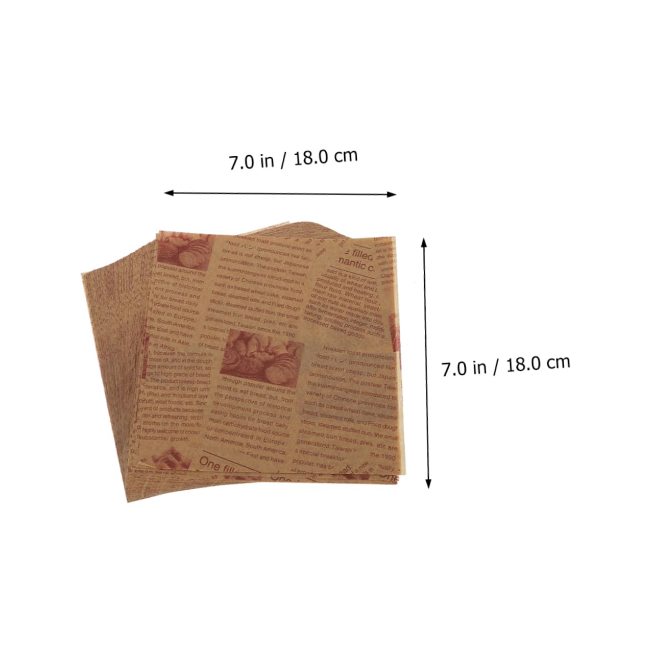TOPBATHY Papier Sulfurisé Étanche et Anti-graisse pour Cuisson, 200 Feuilles 30x30cm, pour Emballage de Gâteaux et Biscuits Four