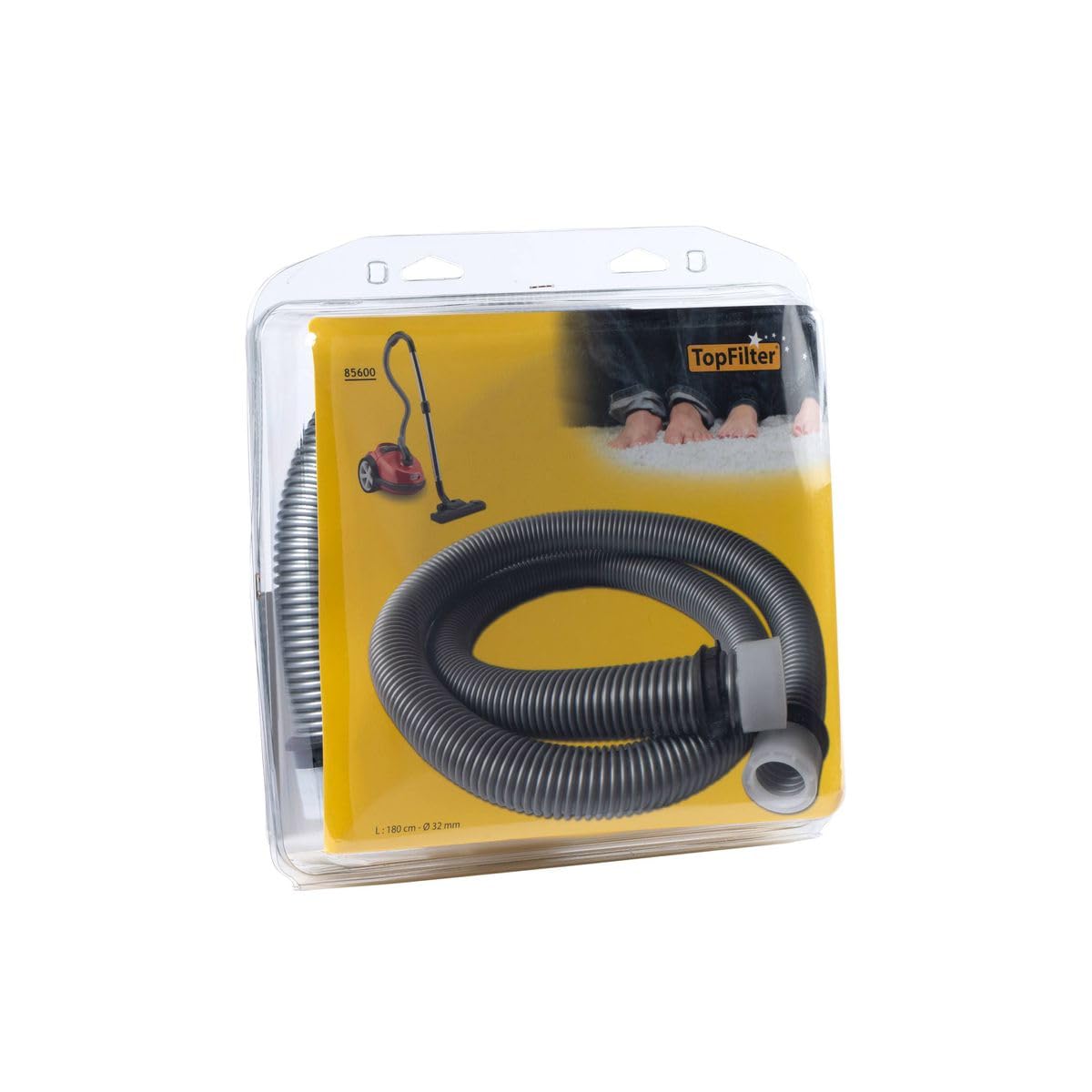 TopFilter 85600 - Tubo per aspirapolvere, Lunghezza 1,80 m, Diametro 32 mm