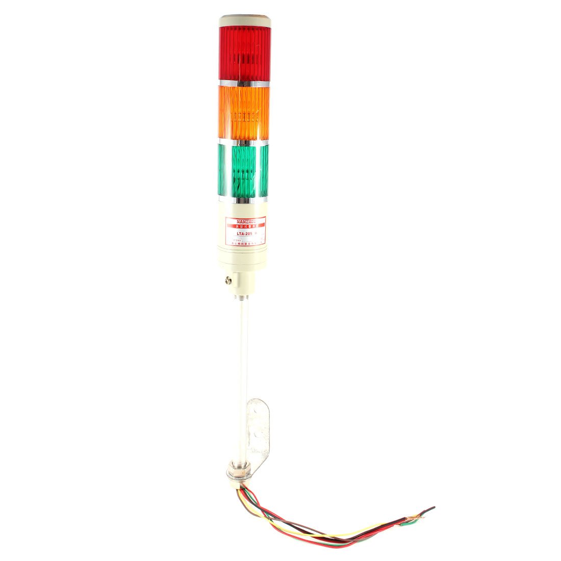 Ruilogod Torre amarillo verde amarillo verde industrial Sig Lámpara Nal DC 24V 5W