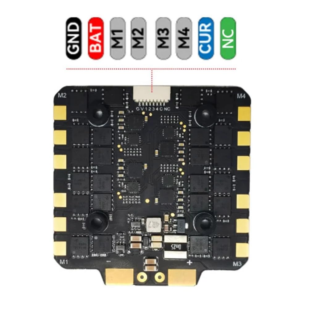 F722 Stack F7 Flight Controller BLHELI_S 80A 4in1 ESC 30.5X30.5mm 3-6S per RC FPV 13 Pollici 15 Pollici Freestyle Drones Parts