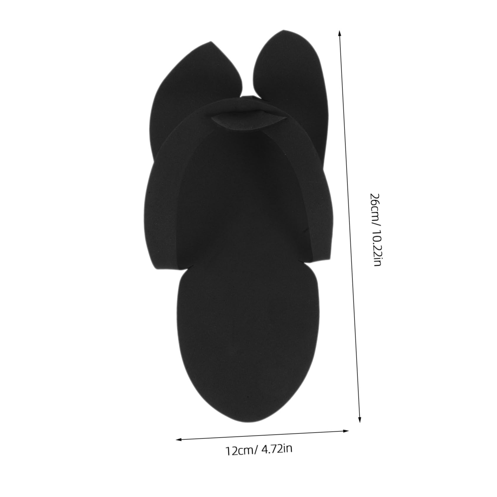 WOFASHPURET 48 Pairs Disposable Beach Slippers for and Salon Use Lightweight for Men and Women for Travel and Spa Comfortable Eva Material