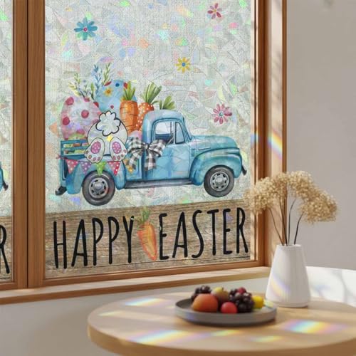 Vinilo decorativo para ventana con efecto arcoíris 17.7x39.3 pulgadas miniatura 1