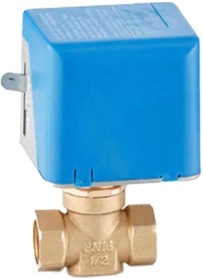 1/2" Motorized Electric Brass Globe Valves 2 Wire AC220V Two Way Stop Shut-Off Valve(110v)