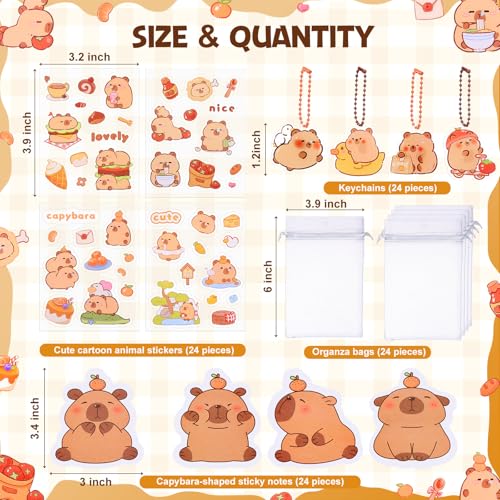 Stylos bille Capybara et pochettes : kits cadeaux d'invités complets - 4