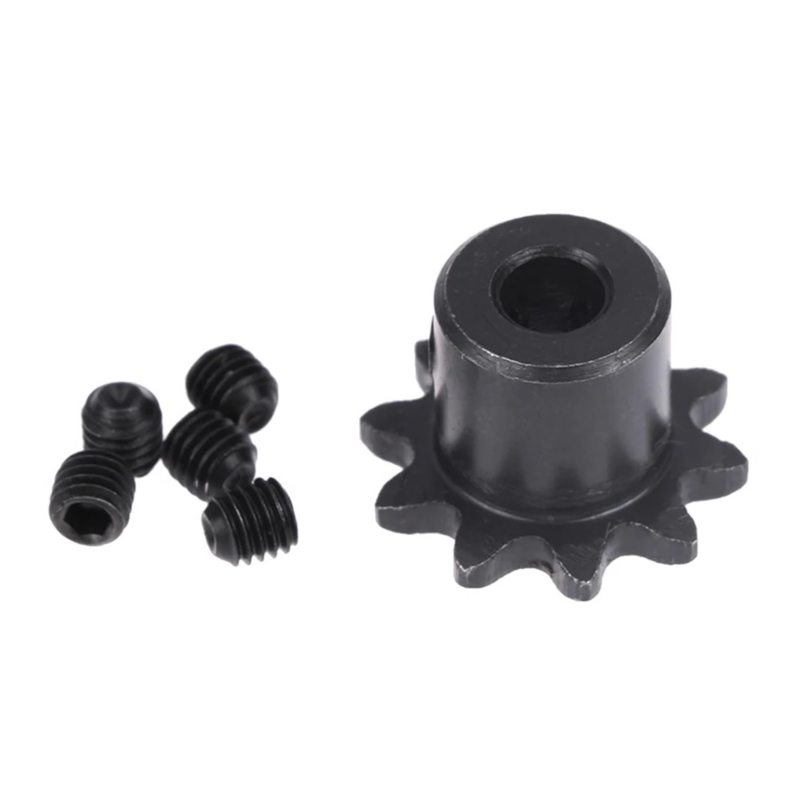 Bevel Gear Pinion Hardware Mechanical 04C 30Teeth Sprocket Wheel 45# Steel Bore 8mm-20mm Industrial Chain Gear with Top Wire Motor Chain Drive(10mm)