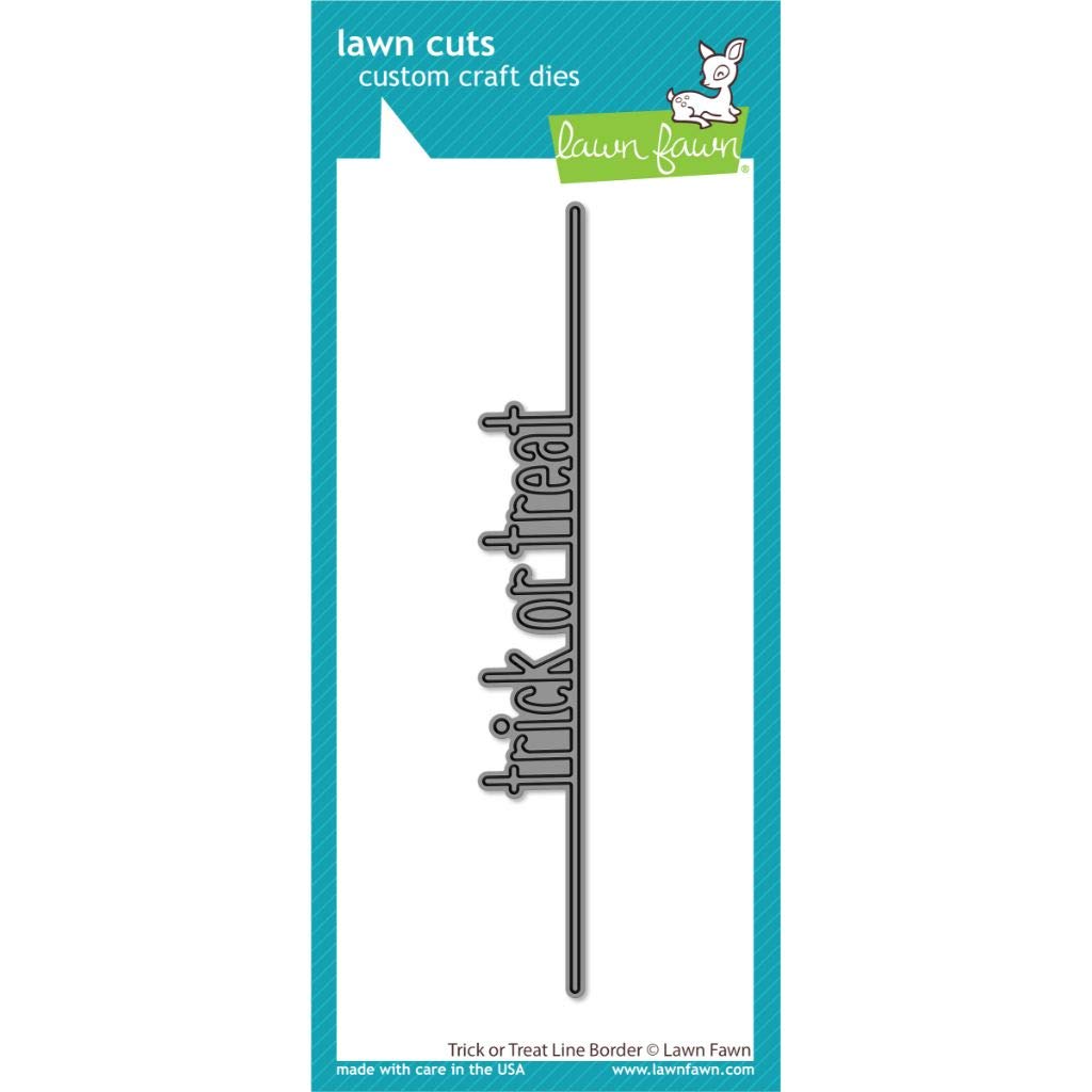 Matrice Trick Or Treat Line Border pour décorer vos invitations de fête d'Halloween