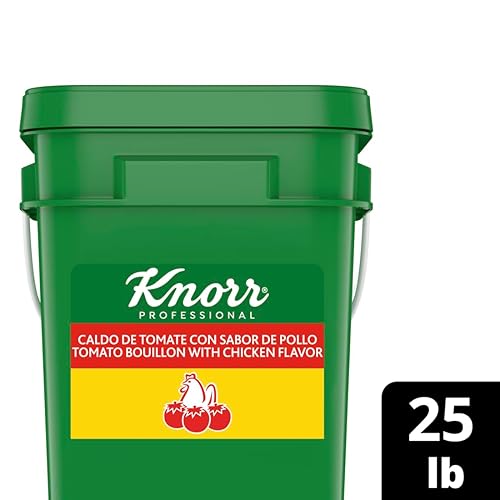 Miniatura 24 de Knorr Caldo de Polo profesional, caldo con caldo granulado de sabor a pollo como base, adobo, potenciador del sabor, comodidad estable, 0.00 oz