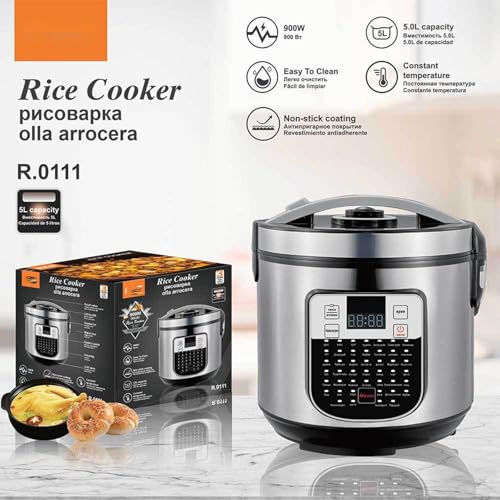 Cuiseur à riz électrique 5L multifonction avec maintien au chaud - 7
