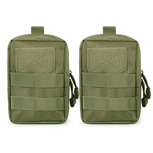 Image of 6-Pack Molle Pouch Tactical Molle Pouches Compact Utility EDC Waist Bag Pack