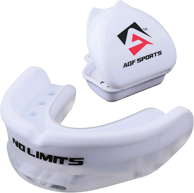 AQF Gum Shield Boxing Pro Self Mould Mouth Guard for Adults Mouth Adapted Unisex 11+ for