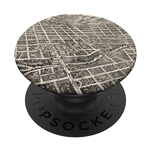 Mapa Vintage Reno NV (1907) PopSockets PopGrip Intercambiable