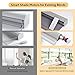 Rollerhouse Roller Blinds Tubular Motor with Rechargeable Lithium Battery for Electric Curtains Fits for 1-3/8 inch(35mm) Tube