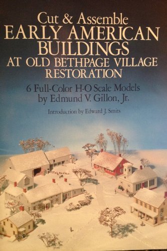 Cut and Assemble Early American Buildings at Old Bethpage Village Restoration