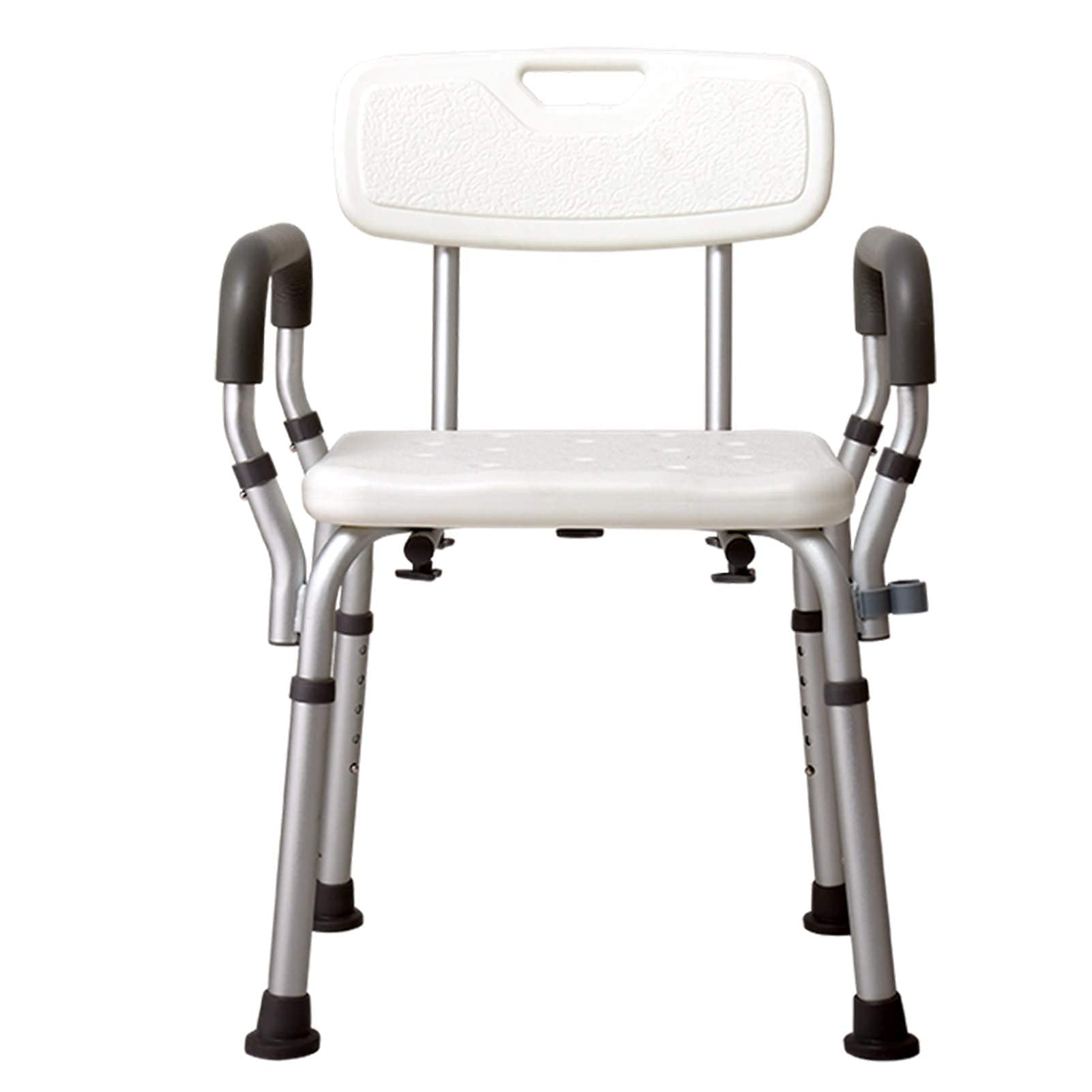 Tabouret de douche sécurisé pour seniors avec poignées et dossier de bain confort