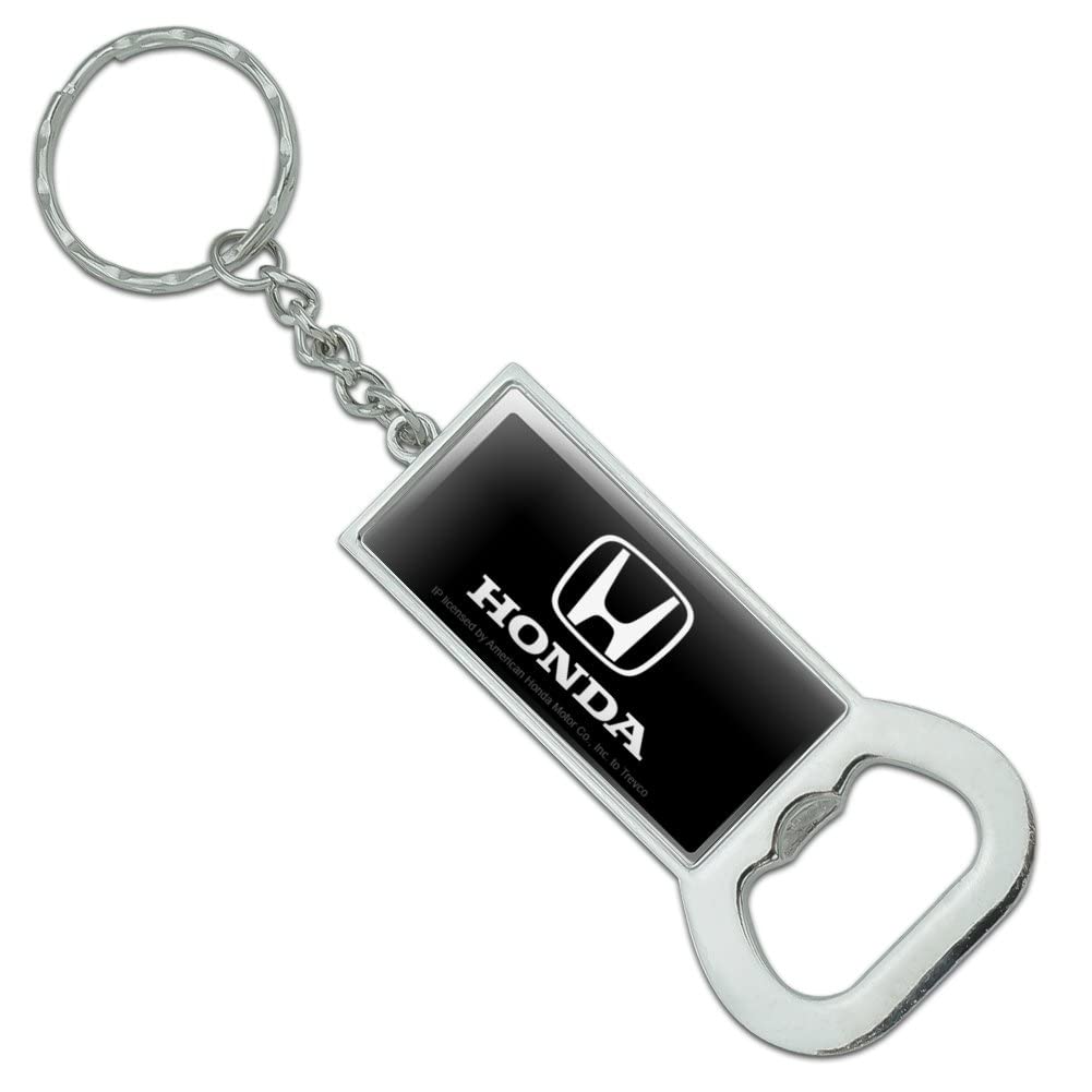 Amazon.com: Honda Logo Keychain Rectangle Chrome Plated Metal