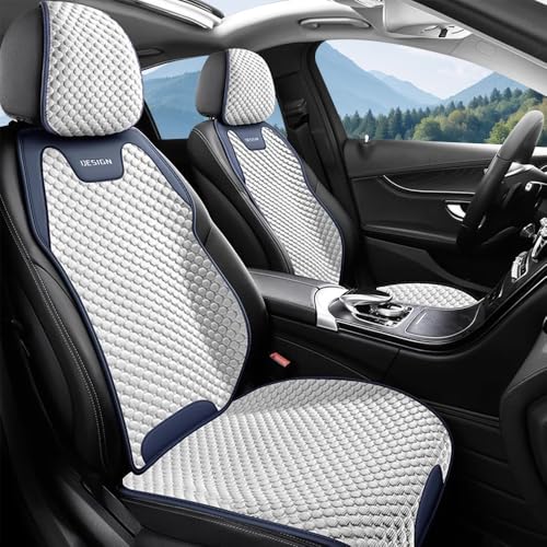 「ティエスオ」 軽自動車 シートカバー N-BOX N-ONE N-WGN バモス N-VAN シートカバー 軽自動車 4人乗り アウトドア 汚れ防止 車 保護マット 犬 車 シート 子供 車 内装カスタムパーツ 2席セット ブルー ZD03-2L