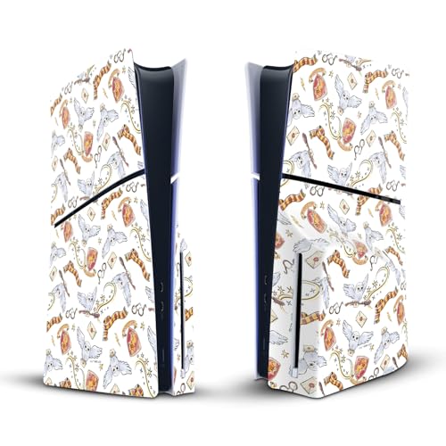 Autocollant PS5 Slim Disc Harry Potter Hedwig skin vinyle pour console de jeu