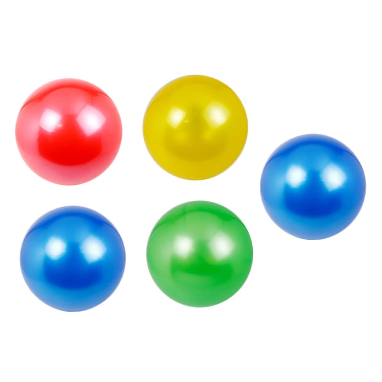 BESPORTBLE 5pcs Flapping Kickball Shimmer Sports Play Balls for Indoor Outdoor Fun for Childrens Parties and Games PVC Material Random Colors Random Color
