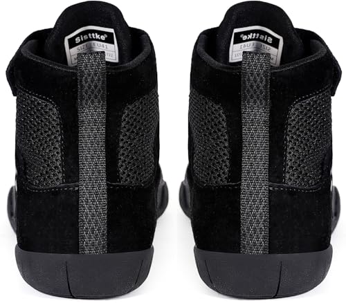 Hsyooes Mens Wrestling Shoes Boxing Shoe Fitness Sneakers4