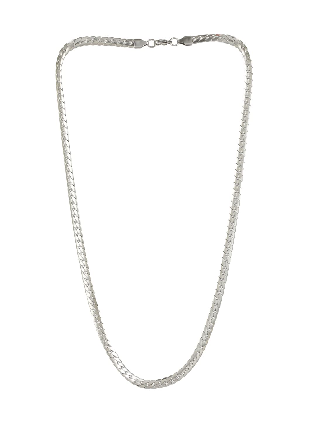 BOLD BY PRIYAASI Classic Silver-Plated Link Chain - Sturdy, Stylish, Premium, Plated Chains for Men and Boys (B0BK6SC7ND) Amazon Price History, Amazon Price Tracker