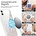 Saqmkil Handyhülle Magnetische für Samung Galaxy S25 Edge 5G 6,7" Hülle,Kompatibel mit MagSafe, Aesthetic Muster Leopard Mädchen Case, Transparent Weich Silikon Stoßfeste Cover für Samung S25 Edge, 02