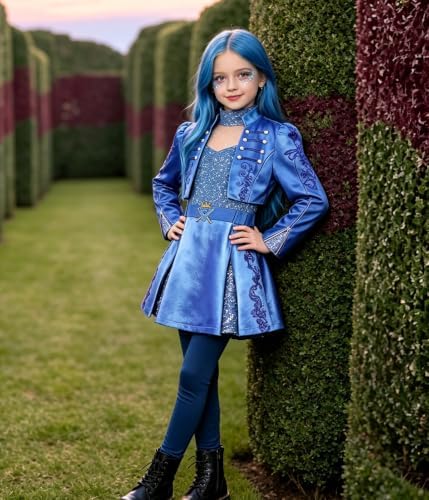 VORLITS Chloe Princess Costume Girl Blue Rise of Red Costumes For Kids5-10Y — view 2