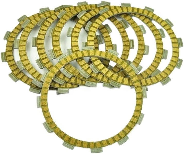 Motorcycle Friction Plates Clutch Kit 7PC Motorcycle Friction Clutch Disc Plates for S&uzuki DR250 DR250S DR 250 SE 1990-1994 DR350 DR350S DR350SE 1990-1999