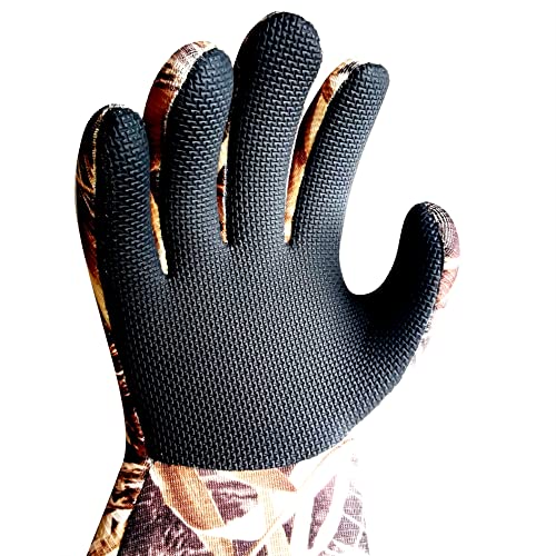AUSCAMOTEK Waterproof Neoprene Duck Decoy Gloves