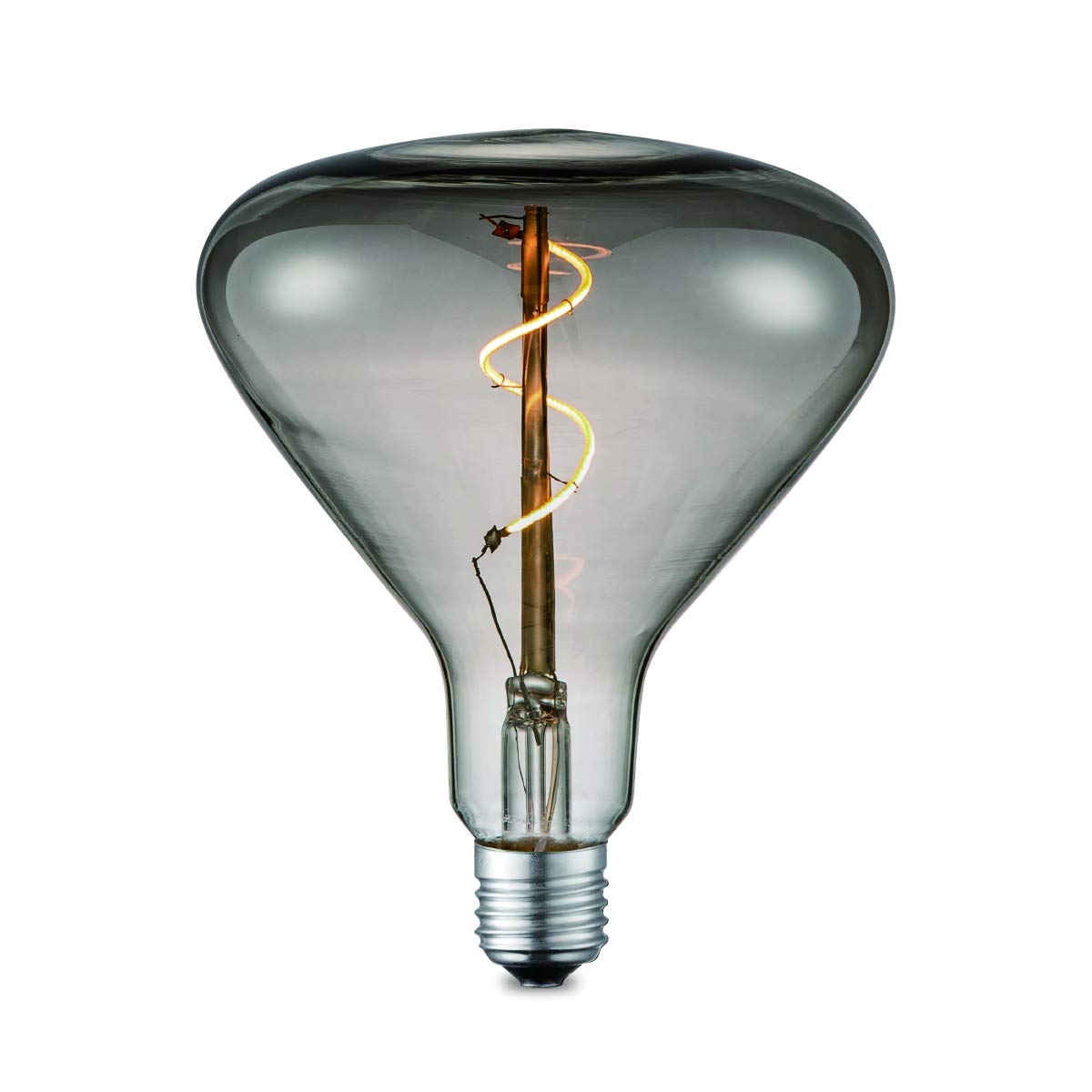 Żarówka LED E27 w kształcie lejka dym