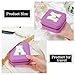 Parima Preppy Travel Jewelry Box - Personalized Trendy Letter Jewelry Organizer Box for Girls, Travel Gifts for Teen Girls Trendy Stuff | Graduation Gifts for Girls Fashion - Letter C, Purple