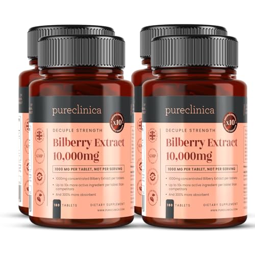 Extrait de Myrtille 10 000mg Comprimés