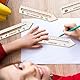 4 Stück Lesehilfe Kinder 1 Klasse, Leselineal zur Einschulung, Lineal personalisiert für Kinder, Personalisiertes Lesehilfe mit Lineal aus Holz, Geschenk zur Einschulung 2025 für Jungen & Mädchen