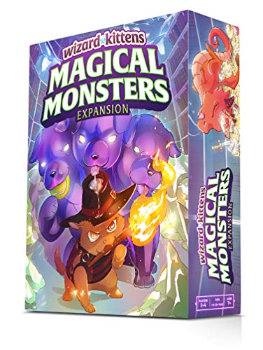 Image of Magpie Games Wizard Kittens Magical Monsters Expansion, 5th Player, Ages 7+