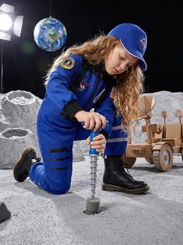 Disfraz infantil de astronauta para niños y niñas miniatura 3