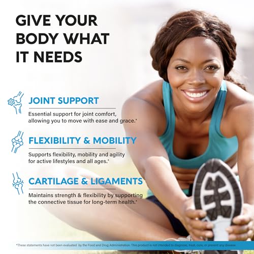 Glucosamine Chondroitin MSM Collagen | FSA HSA Eligible | Joint Support Supplement 2800 mg | Made in USA | FSA Approved Product Items | Flexibility Nutritional Vitamins | For Men & Women, 120 Capsules - Image 4