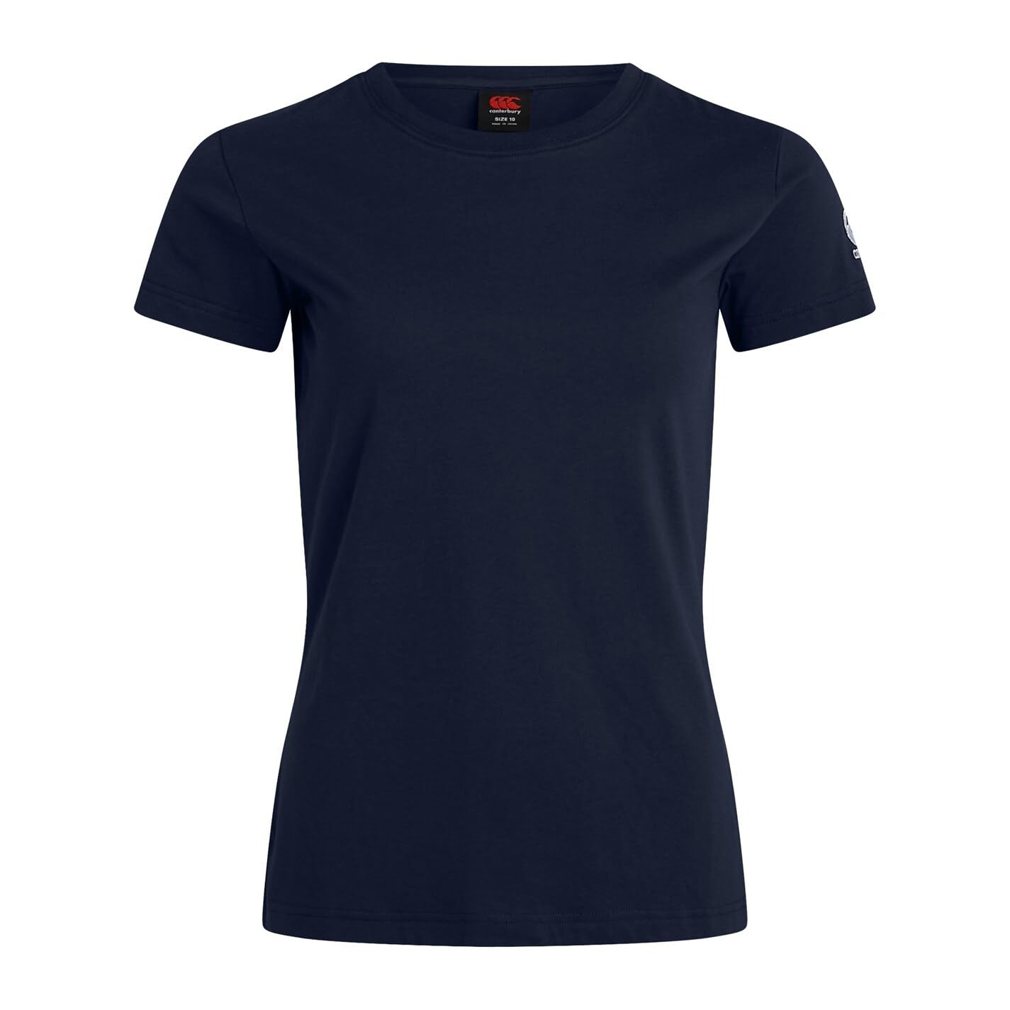 Canterbury Women's Blue Club Plain T-Shirt Size 16
