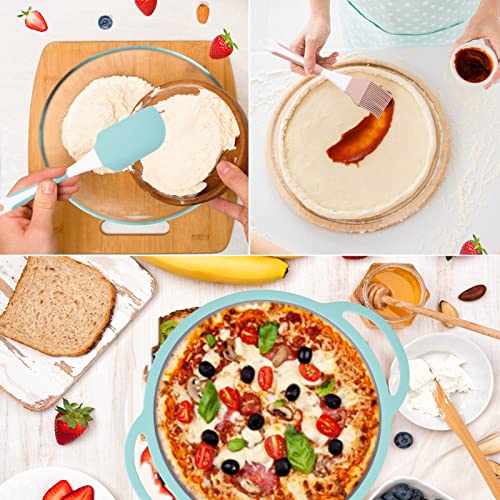 Cookstyle Set Of 4 Silicone Baking Pans - Non-Stick Round Baking Pans With Quick Release And Easy Grip Handles For Homemade Bread, Loaves And Meatloaf. #TOP4