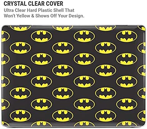 Skinit Case + Skin Compatible with MacBook Pro 16in (2019-20) - Officially Licensed Warner Bros Batman Logo All Over Print Design