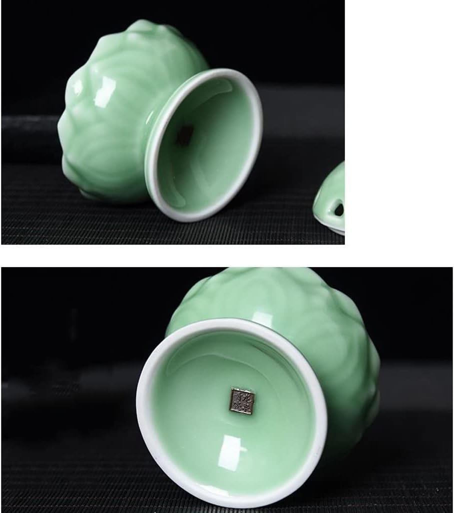 Incense Holder Incense Burner Incense Waterfall Celadon Lotus Incense Furnace With Cover Ceramic Stove Plate Incense Sandalwood Tower Incense Road Furnace Incense Powder Seal Fragrance Furnace Backflo