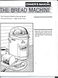 DAK Bread Machine Manual (Model: FAB 2000 Turbo Baker IV) Reprint [Plastic Comb]