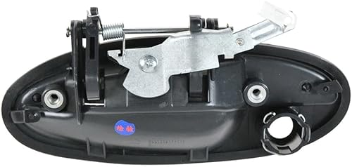 Miniatura 792 de TRQ Manija de puerta exterior delantera izquierda plateada para el lado del conductor compatible con Nissan 370Z 2009-2017