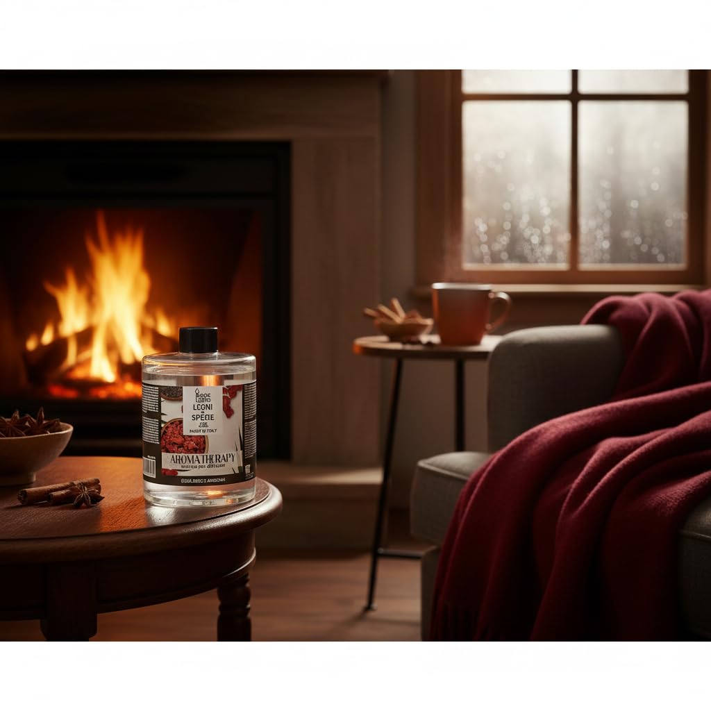 Magic Lights Ricarica Diffusore a Bastoncini 500ml | Aromaterapia Legni e Spezie | Essenza Profumatore Ambiente Lunga Durata | Prodotto in Italia (Torino) | Equilibrio & Armonia