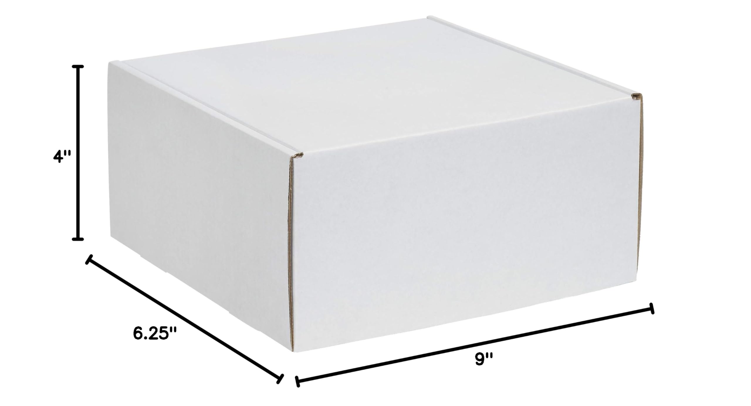 17-1/8 x 11-1/8 x 4 White Corrugated Literature Mailer