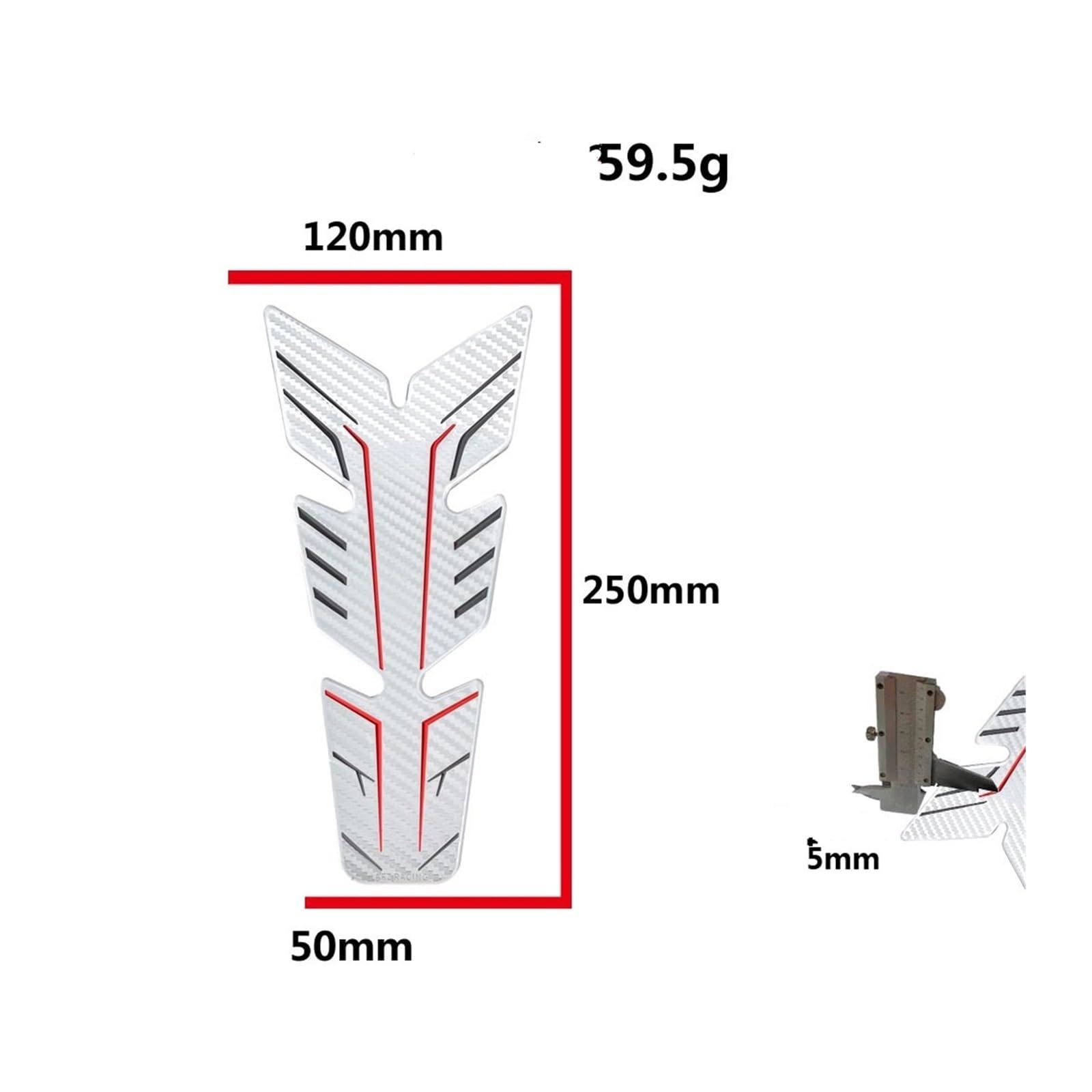 Protége réservoirs pour Kawasaki pour Moto Universelle Côté Réservoir Protection Genouillère Anti-dérapant