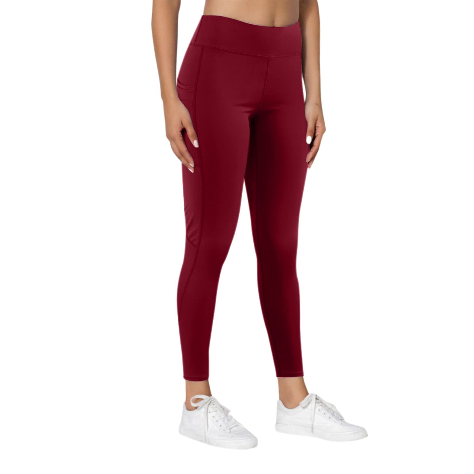 Yoga Pants for Women,Women's Single Lounge Pants Medium Weight Breathable Soft Pant Cotton-Spandex Leggings