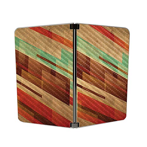 Image of MightySkins Carbon Fiber Skin for Microsoft Surface Duo - Abstract Wood | Protective, Durable Textured Carbon Fiber Finish | Easy to Apply | Made in The USA